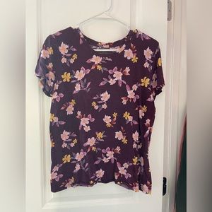 PINK floral tshirt